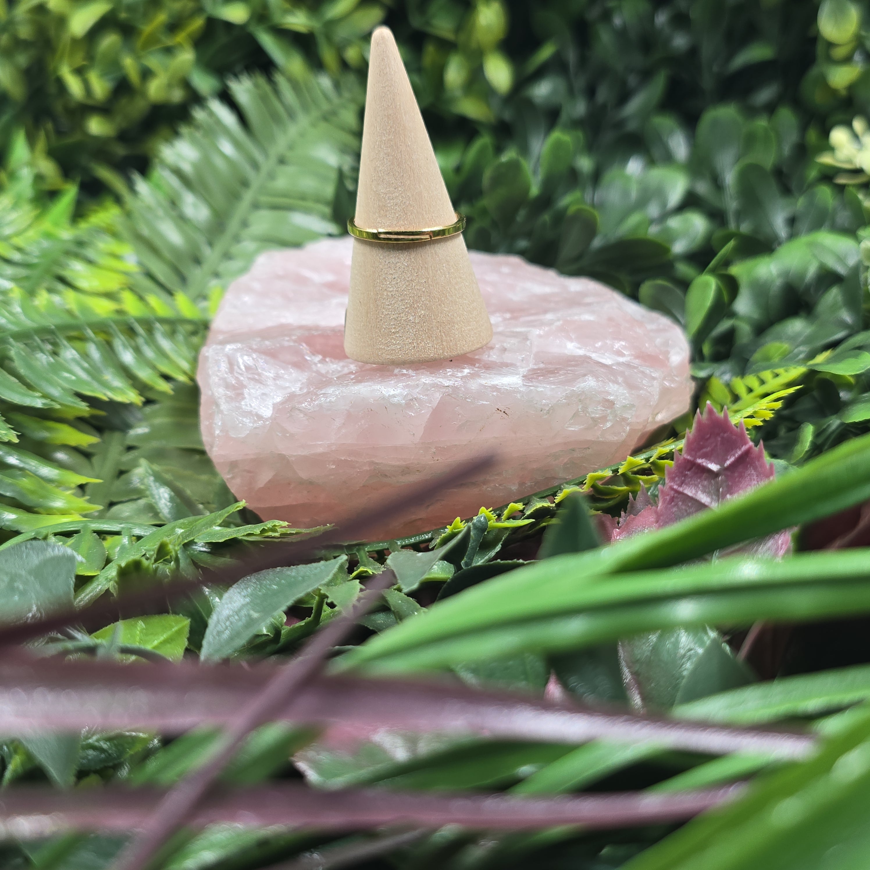 🐯 Bague ajustable en Œil de Tigre – Protection & confiance