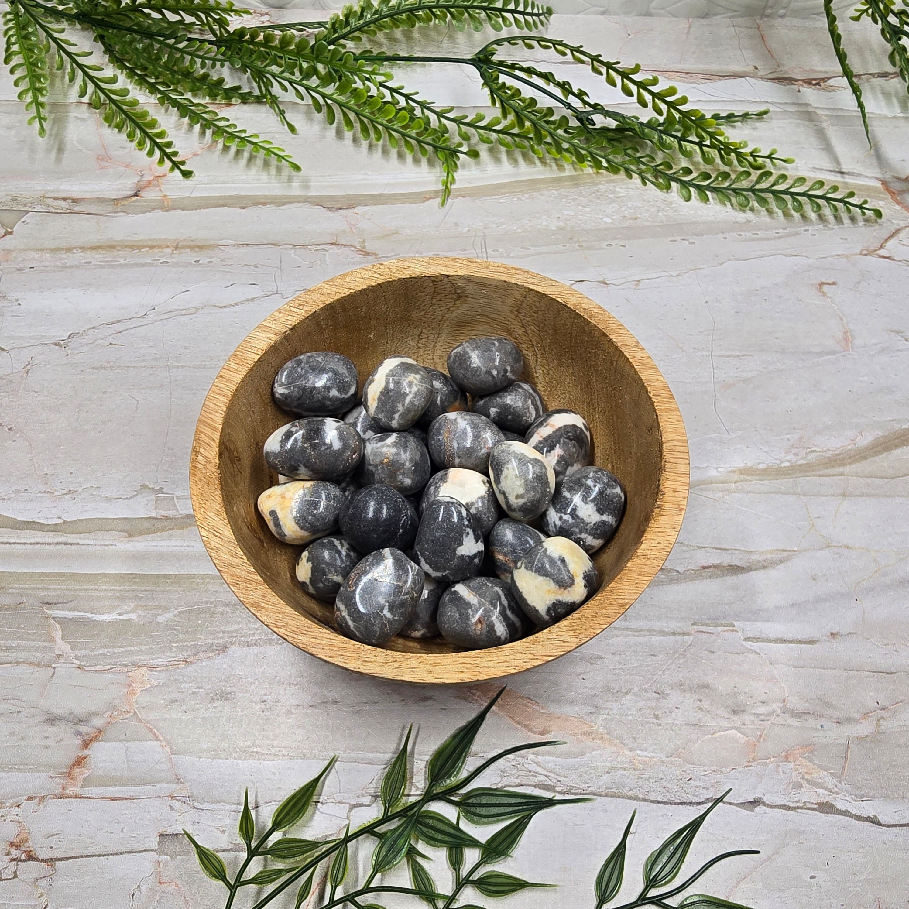 Jaspe Zèbre – Énergie & Optimisme 🤍🖤✨