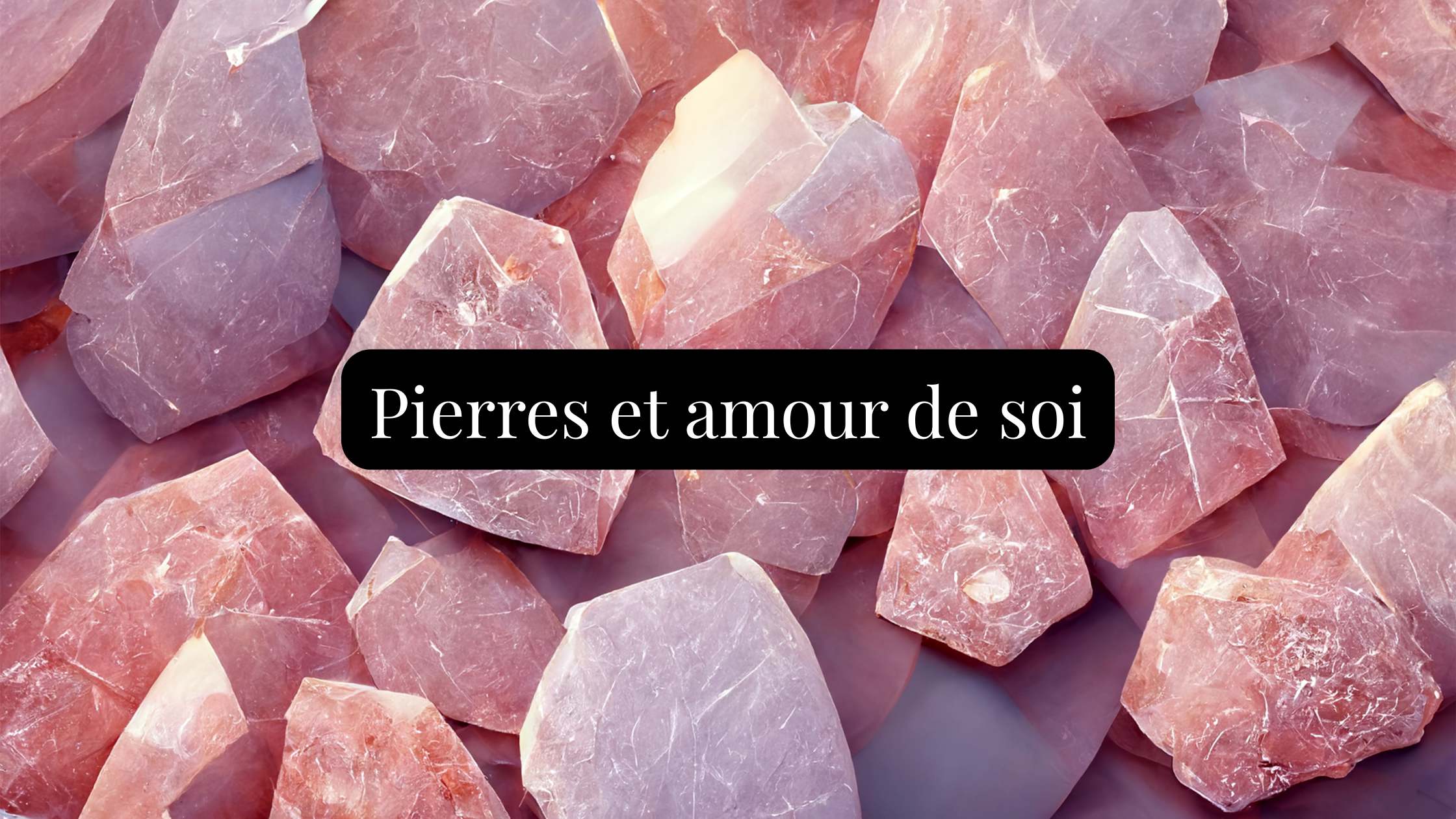 🌸 Les pierres pour l’amour de soi (ou comment devenir ton/ta propre crush) 💎