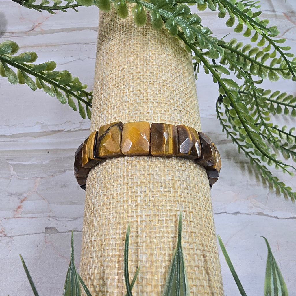 🐅 Bracelet Élastique Œil de Tigre 💪 Protection & confiance au quotidien ✨