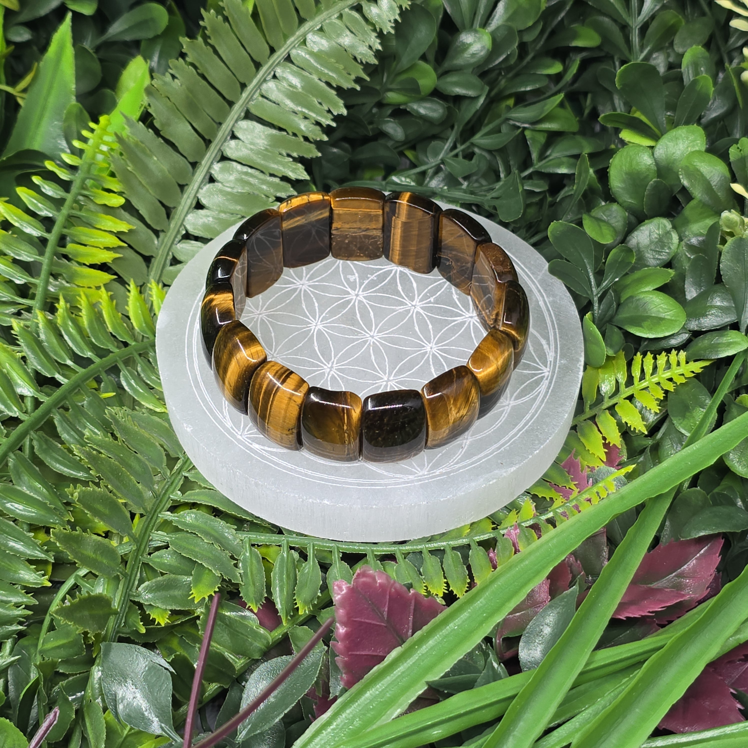 🐅 Bracelet Élastique Œil de Tigre 💪 Protection & force intérieure ✨