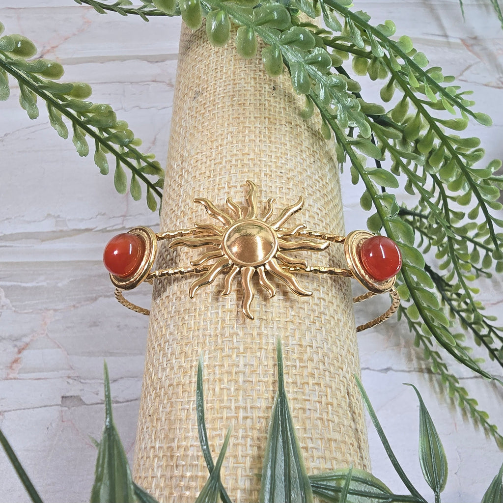 🌞Bracelet Jonc Cornaline 🔥Boost good mood & créativité sans limite ✨