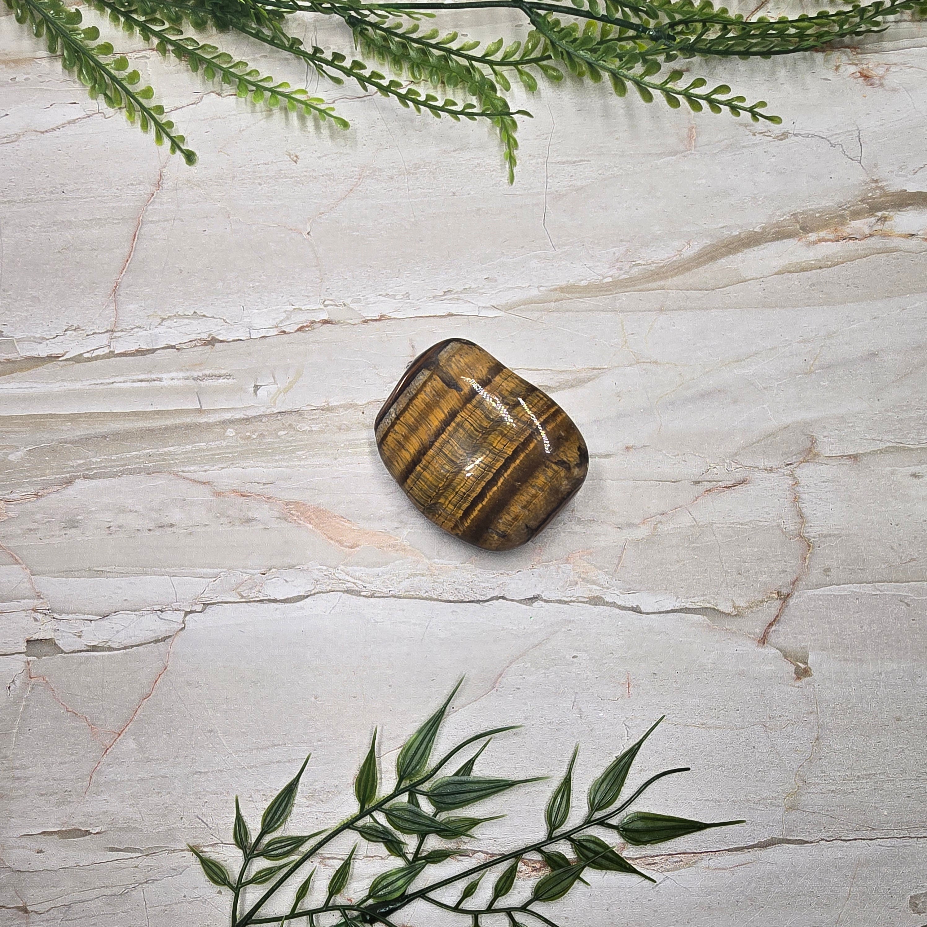 🐯 Œil de Tigre (153g) : la pierre qui booste ta confiance & te protège ✨💛