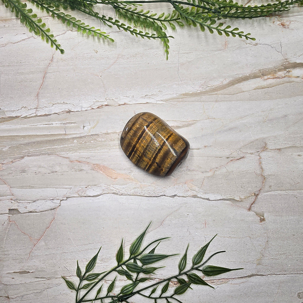 🐯 Œil de Tigre (153g) : la pierre qui booste ta confiance & te protège ✨💛