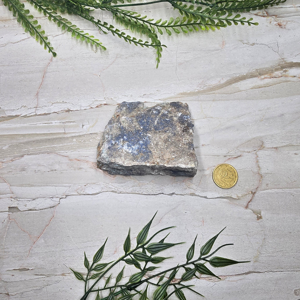 💙 Quartz Bleu brut (309g) : la pierre qui clarifie ton esprit & ouvre la communication ✨🔵