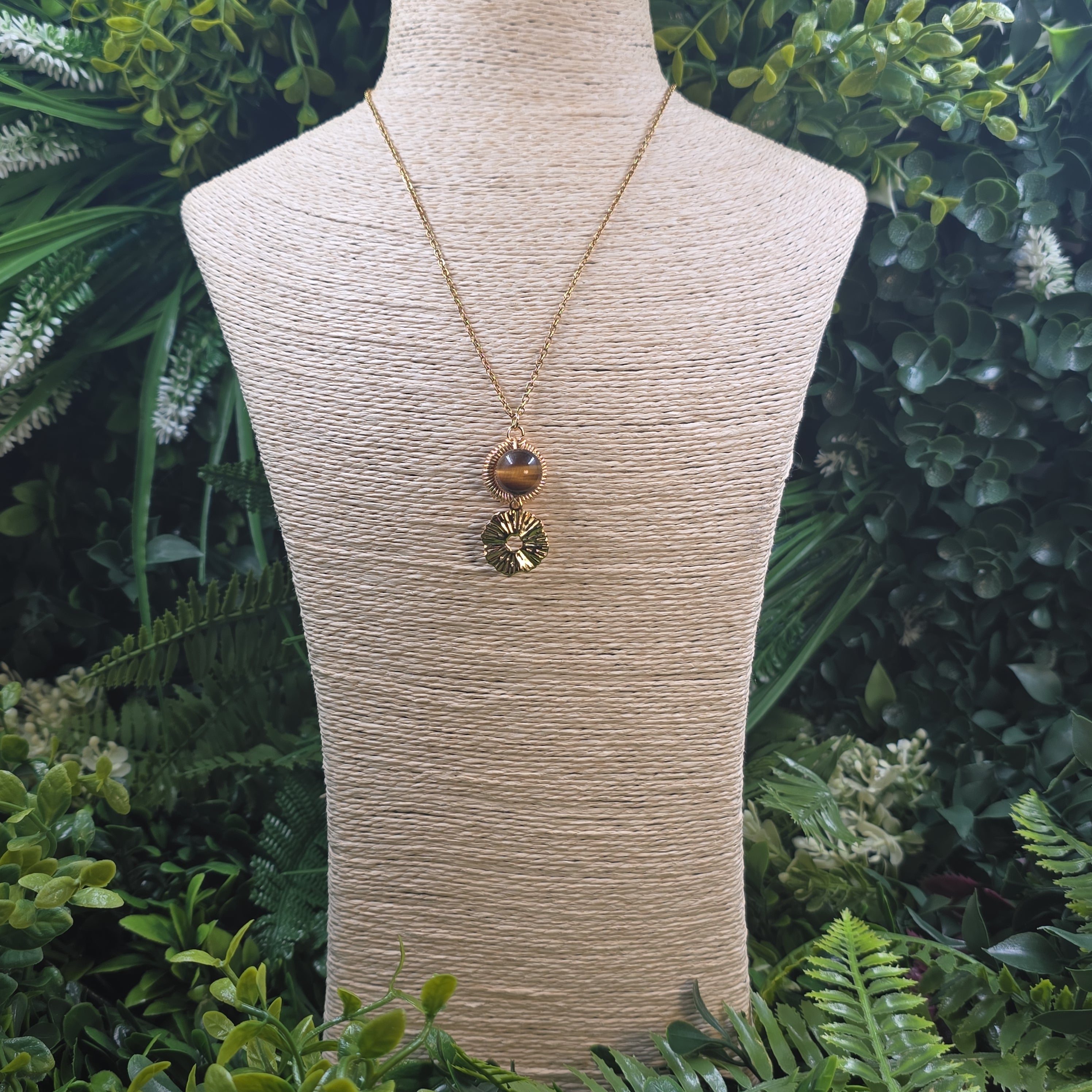 Collier Œil de Tigre "Le Regard qui Tranche"🐅