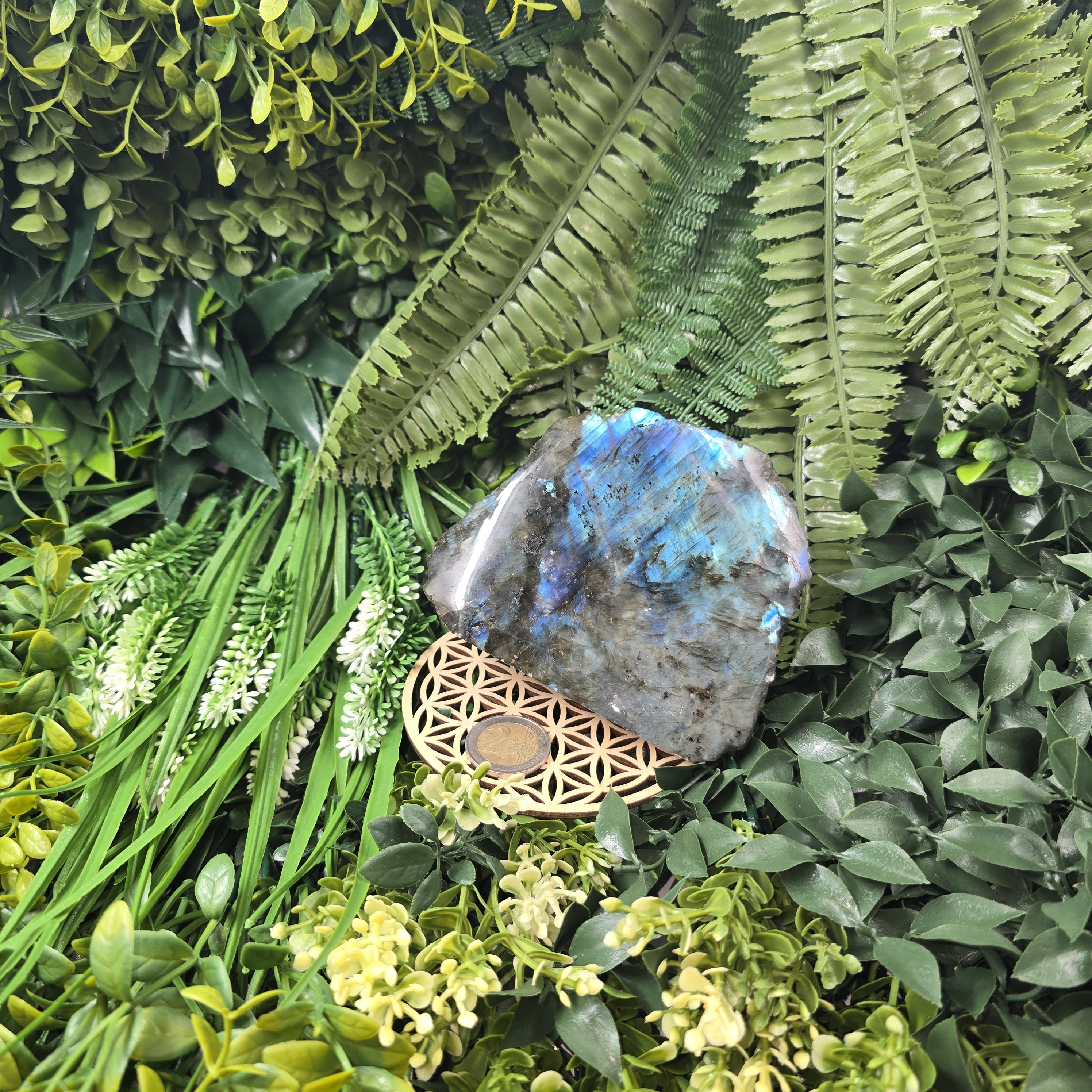 💫 Labradorite “Souffle Océanique” – Calme et Clarté